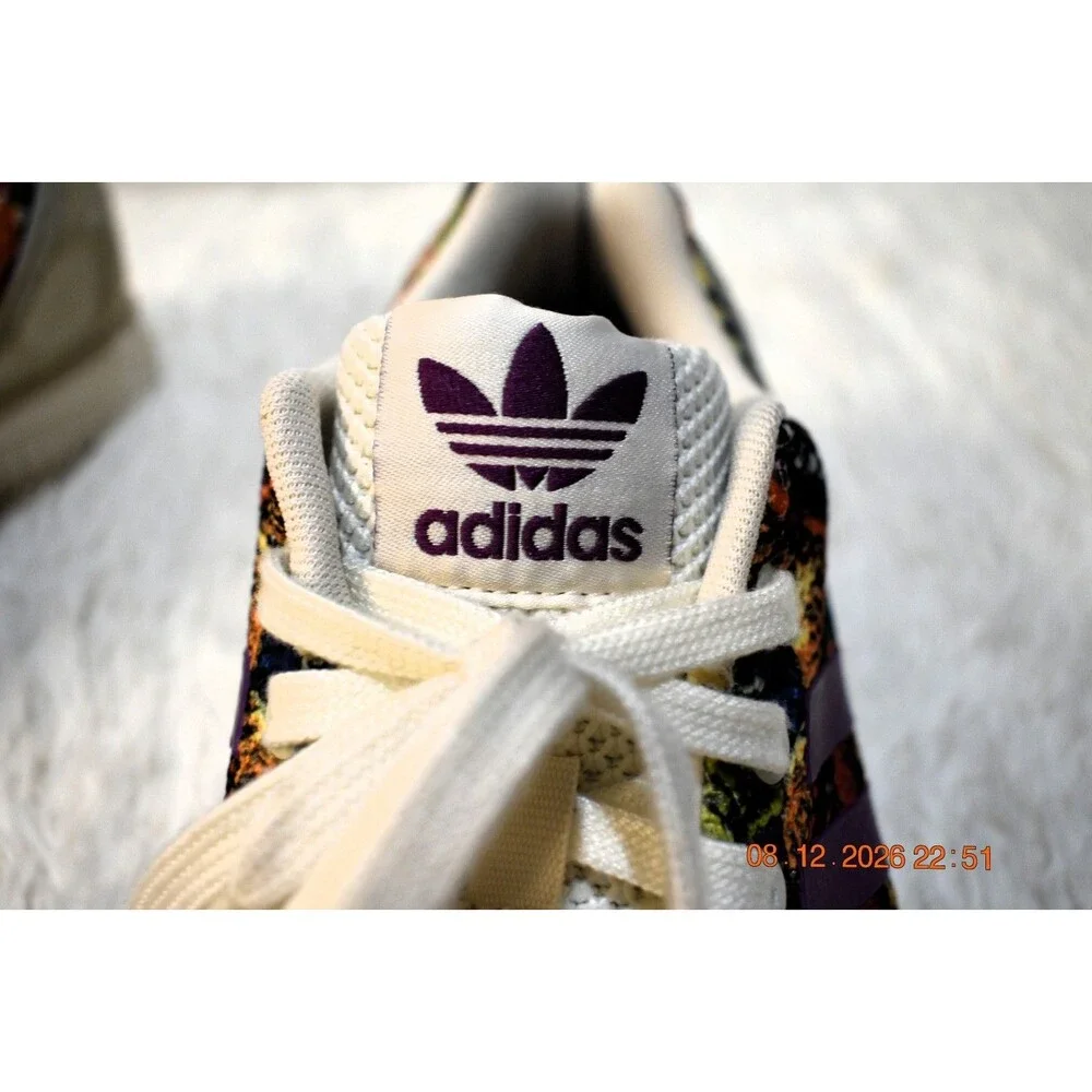 Adidas ZX Flux Torsion Multicolor Grape Sneaker Running - Women's Size 7.5
